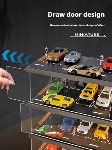 Vehicle Display case - 1:64 3 leaves