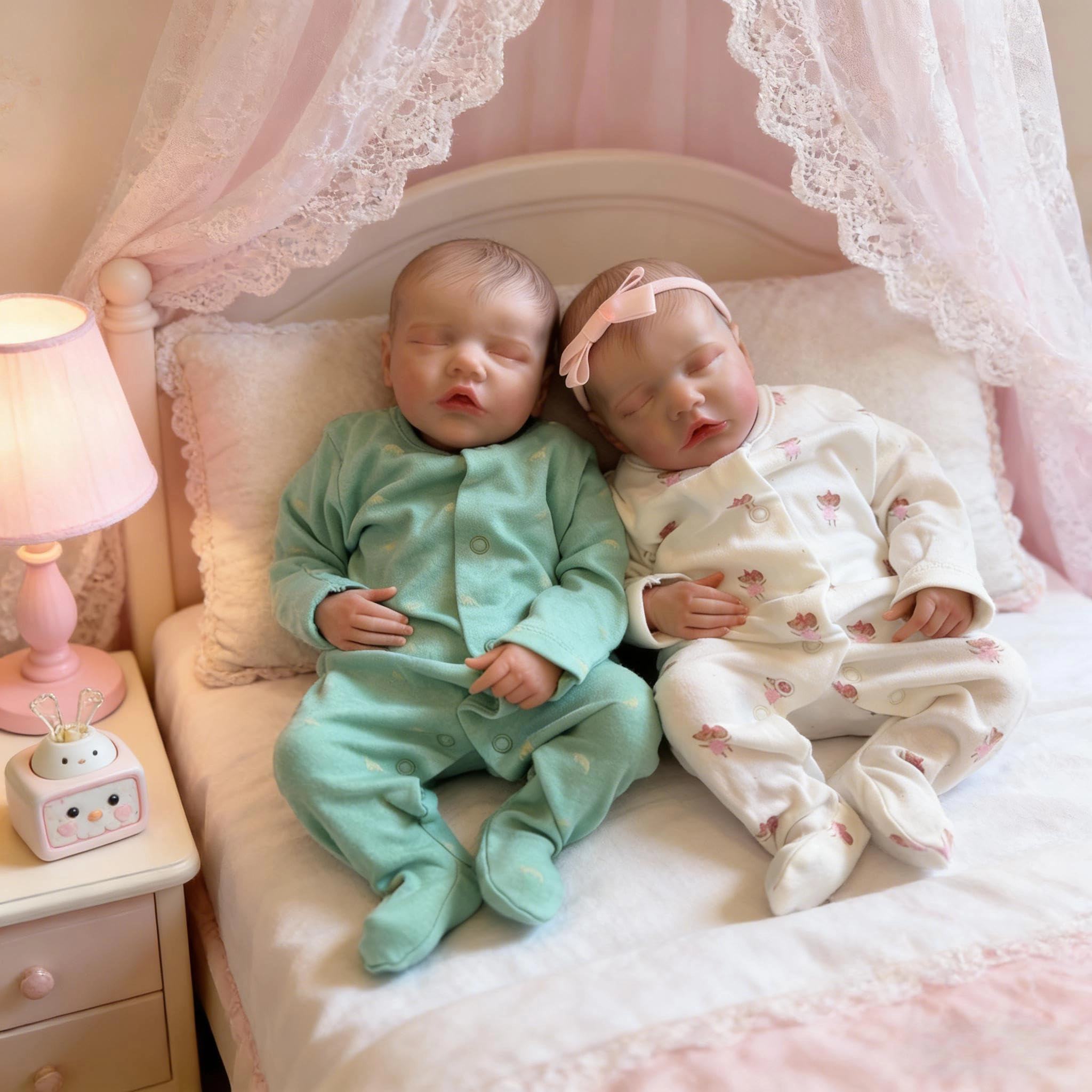 Nanjing Tianzeng Gifts Co.,Ltd Reborn Baby Doll - 18 inch Twins Ages 3+