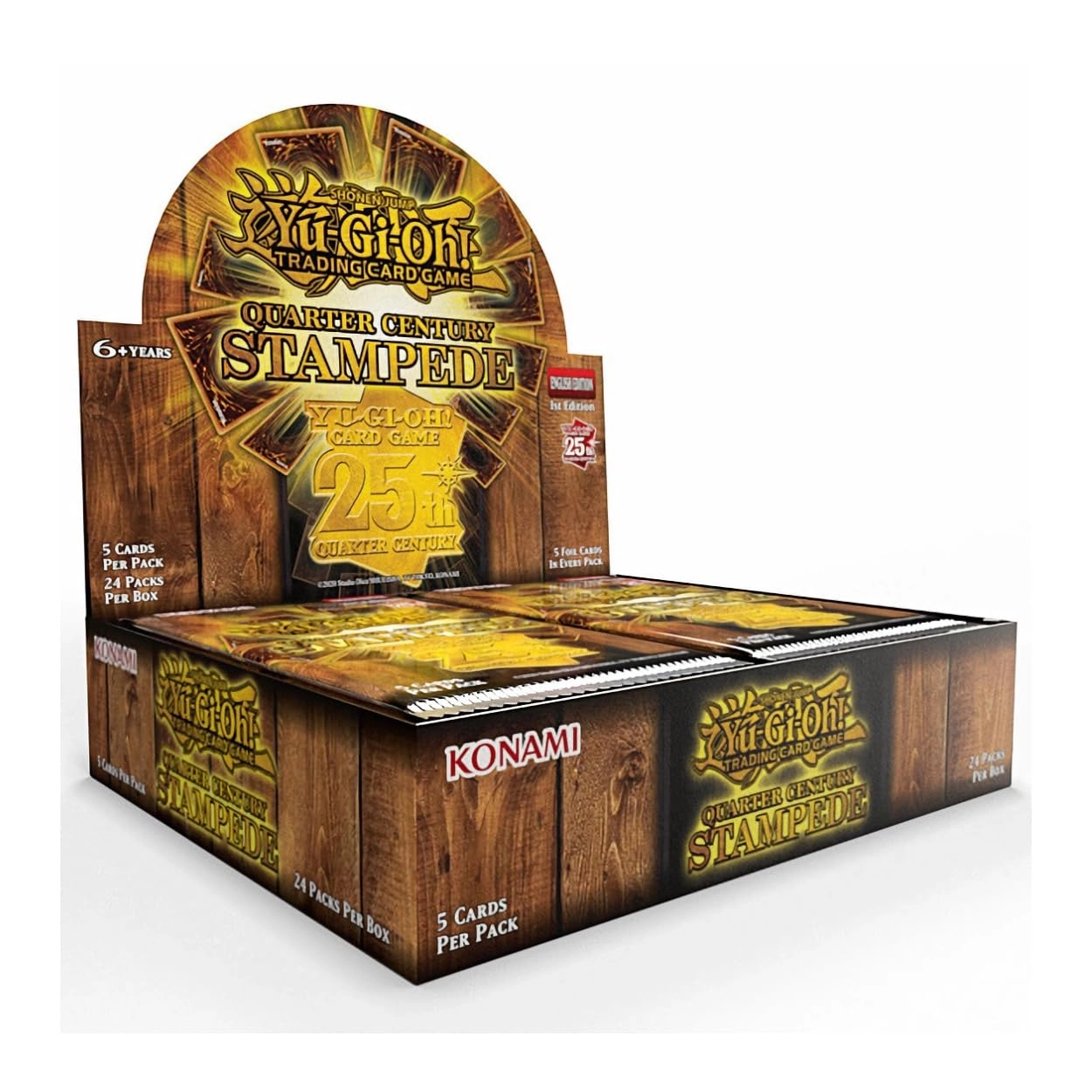 Konami Quarter Century Stampede Booster Box - 5 per pack 24 packs per box