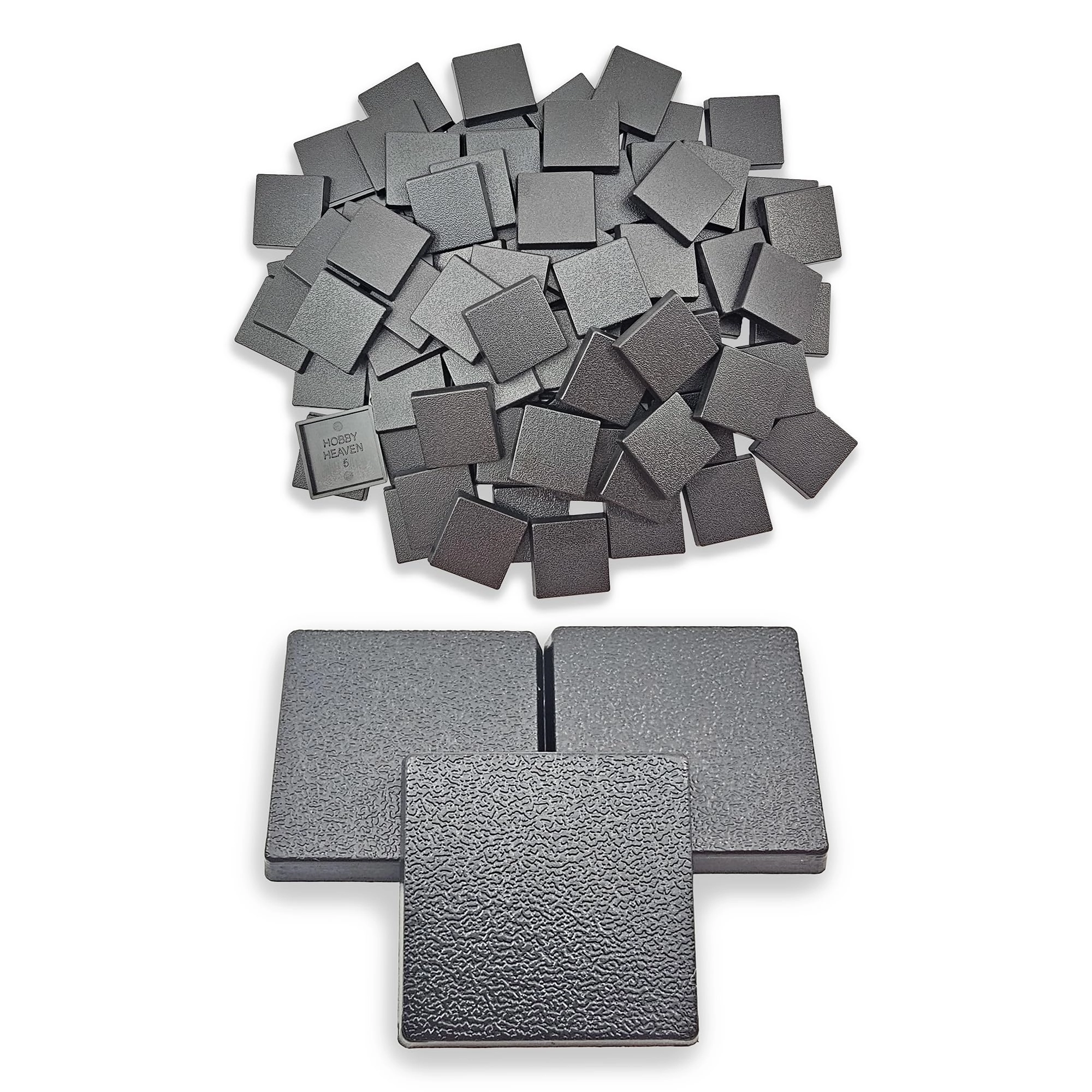 Hobby Heaven 25mm Square Wargaming Bases - 100 pcs