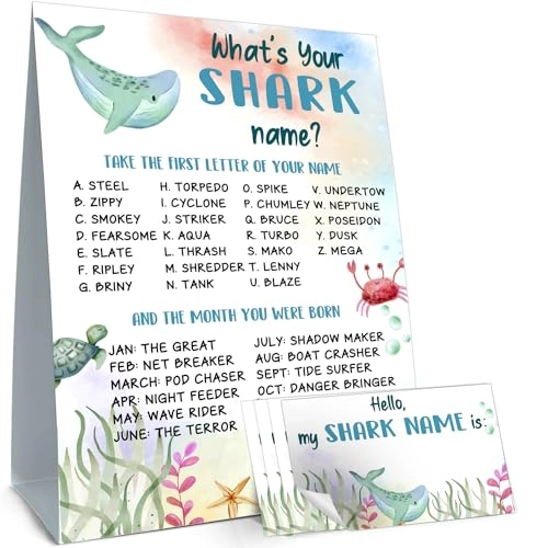 What's Your Shark Name Game - Ages 3+ 31.0 Count