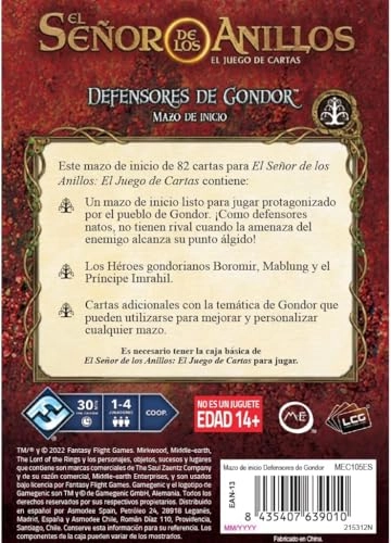 Lord of the Rings LCG: Gondor Defenders Starter Deck - Card Game