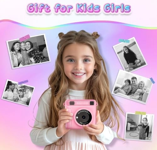 Instant Print Camera - 1080P 32GB