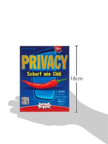 Privacy - Scharf wie Chili - Card Game (German)