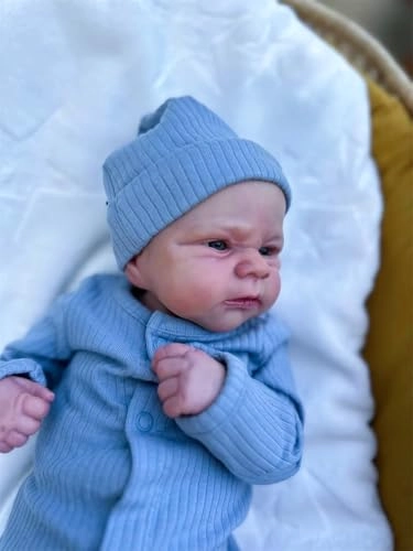 Reborn Baby Doll - 48 cm Silicone Baby Boy Ages 3+