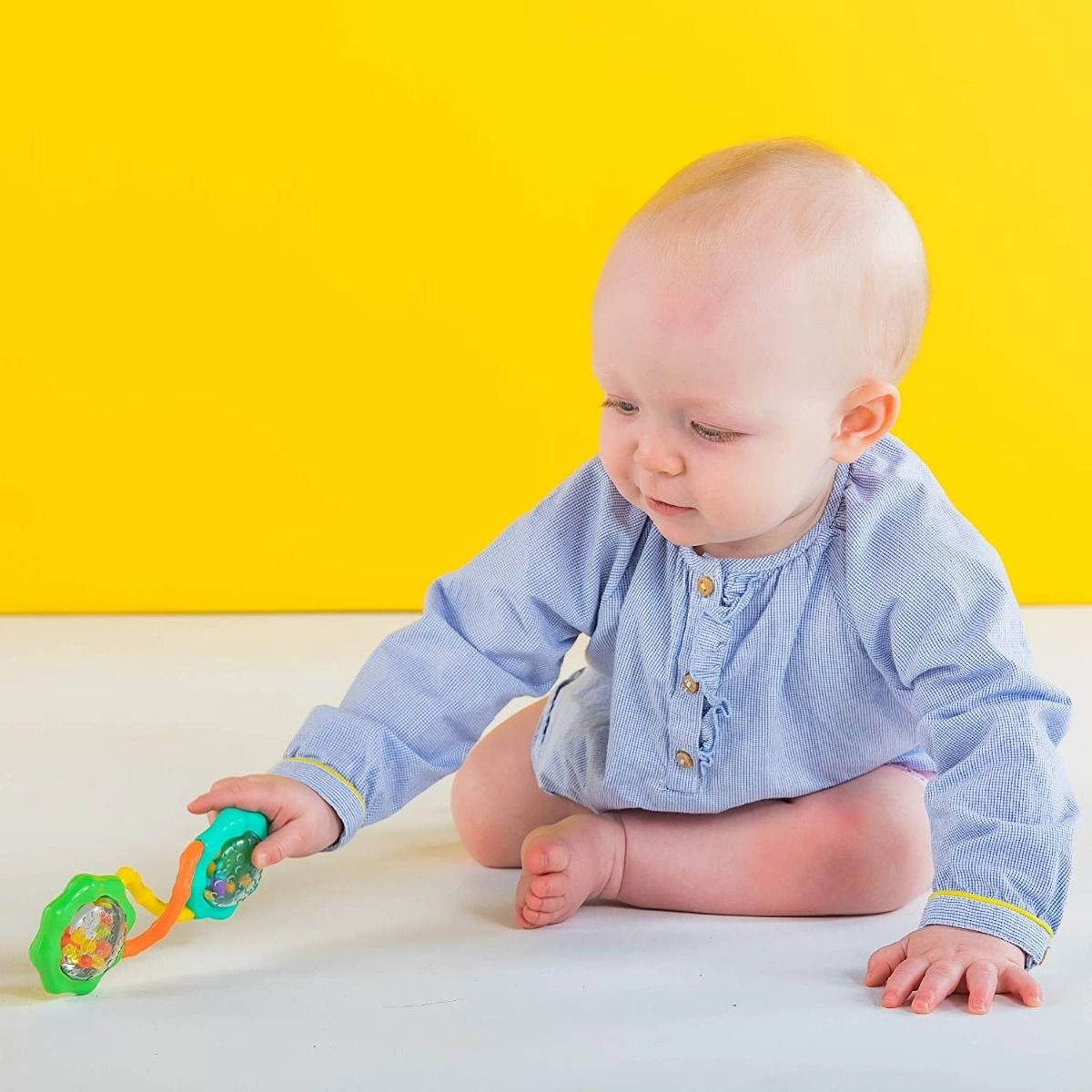 Rattle & Shake Barbell Toy - 3 months