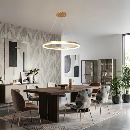 Modern LED Chandelier - 3000K-6000K Dimmable