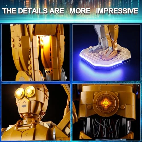 LED Light Kit for LEGO C-3PO 75398