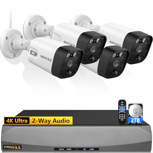 OSX-4KPOE-B80042TB - 4 cameras 8 channels 4K 8.0Megapixel