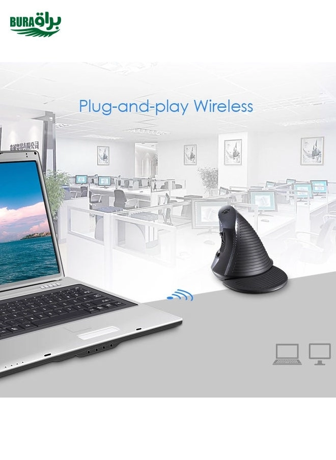 M618GX Ergonomic Vertical Mouse - Wireless