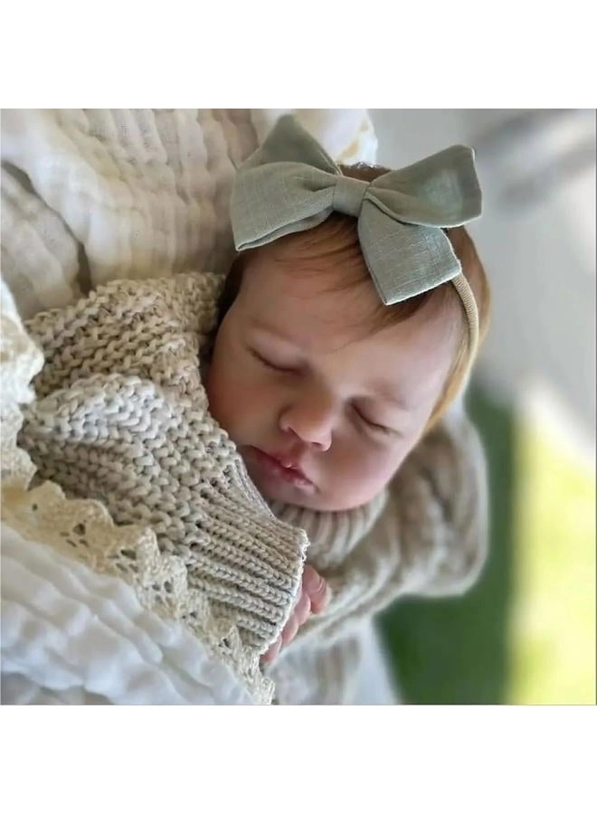 LouLou Reborn Baby Doll - 20 inches Silicone Vinyl Girl Ages 3+