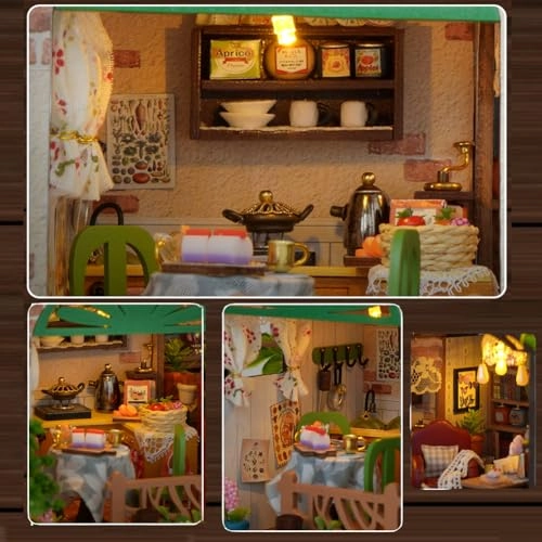 Miniature Wooden Dollhouse Furniture Kit - Creative Room 1:24