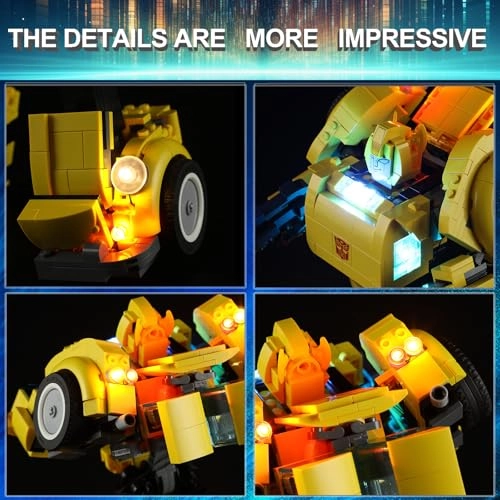 LED Light Kit for Lego 10338 Transformer Robot Set