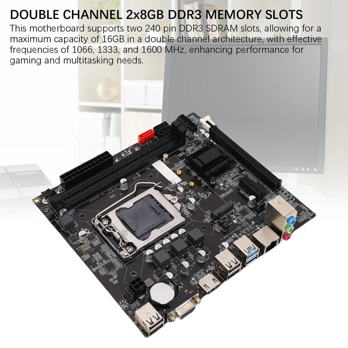 B75 LGA1155 - Micro ATX 2 * 8GB DDR3 PCIe 3.0