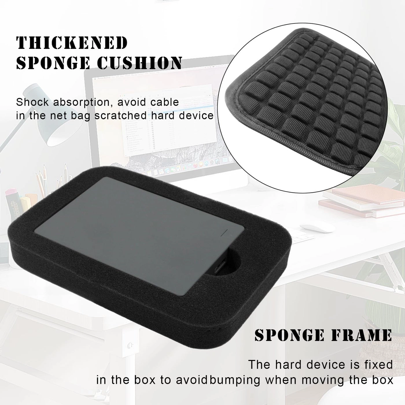 External Hard Drive Case - 1TB 2TB 4TB 5TB