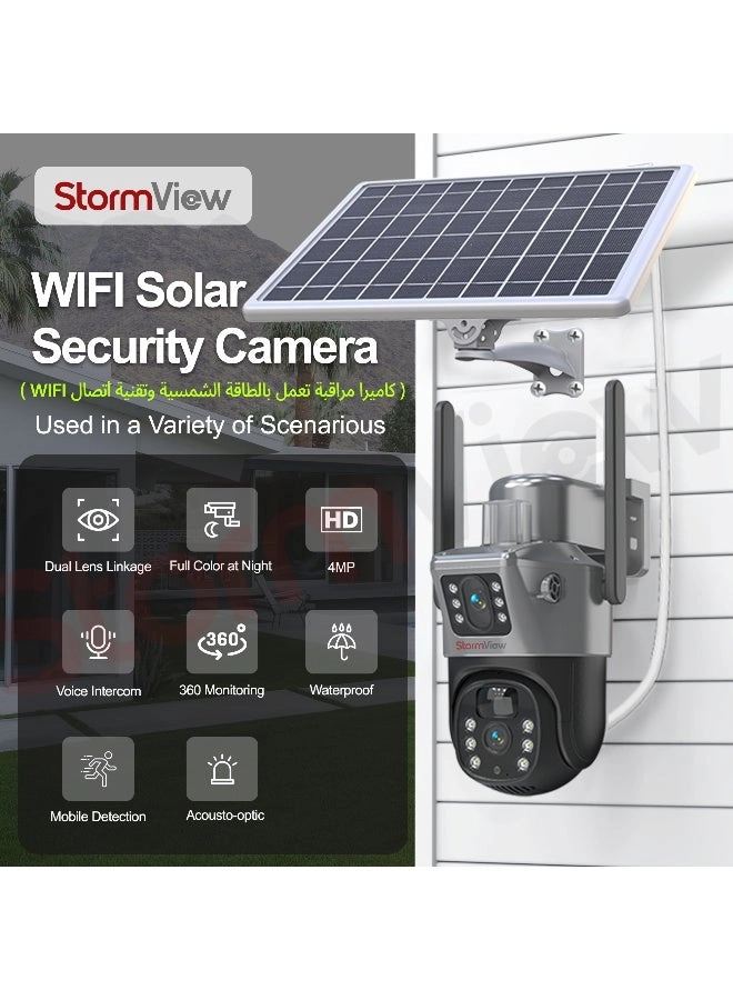 Solar WiFi Security Camera 2K