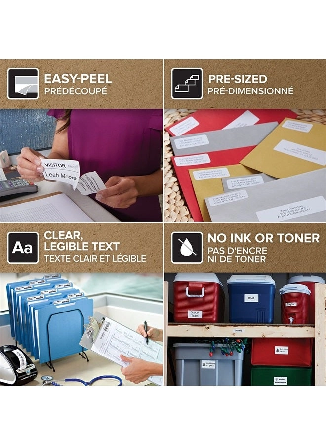 LW Large Multi-Purpose Labels - 320 piece(s) 2-1/8'' x 2-3/4''