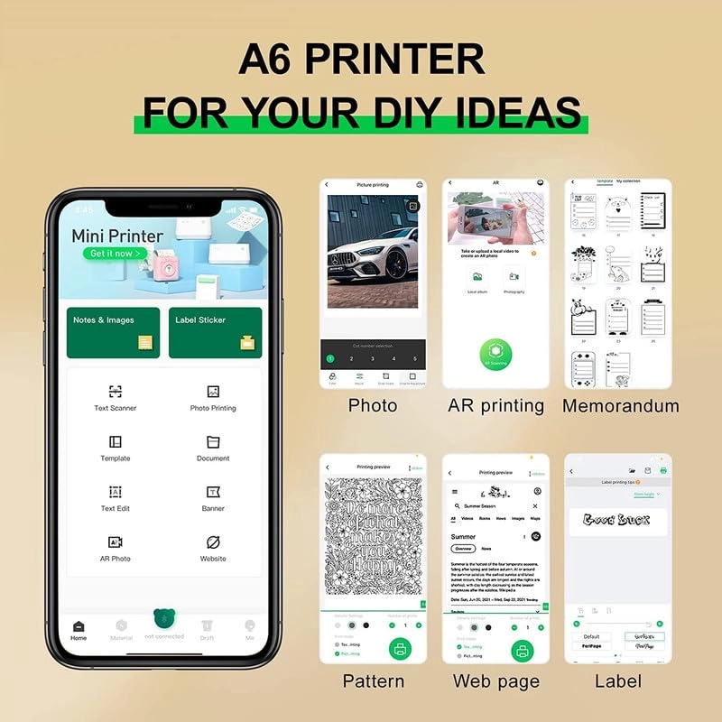 PeriPage Mini Pocket Printer - Monochrome