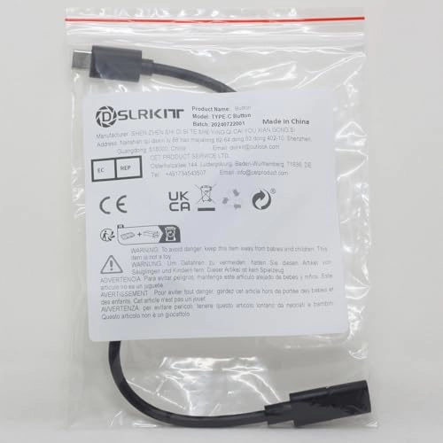 Power Switch Button - Male to Female TYPE-C