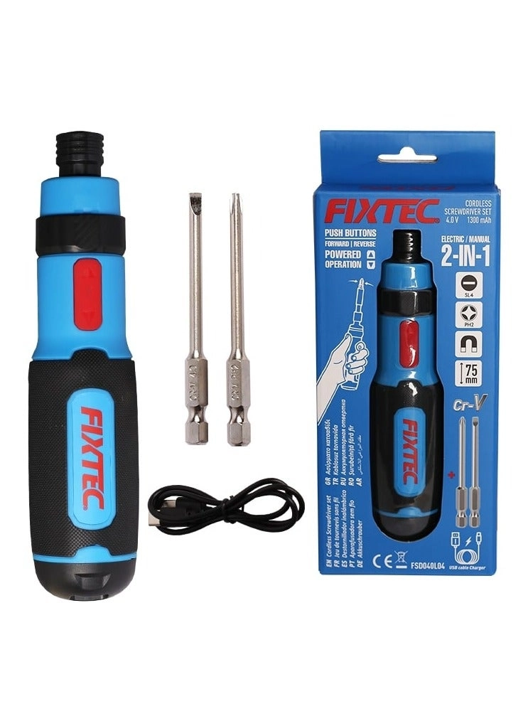 4V Li-ion CORDLESS SCREWDRIVER - 1300mah