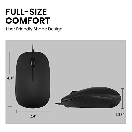 PERIMICE-201C Wired Optical Mouse - USB