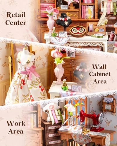 Elsa's Tailoring - DIY Miniature House Kit