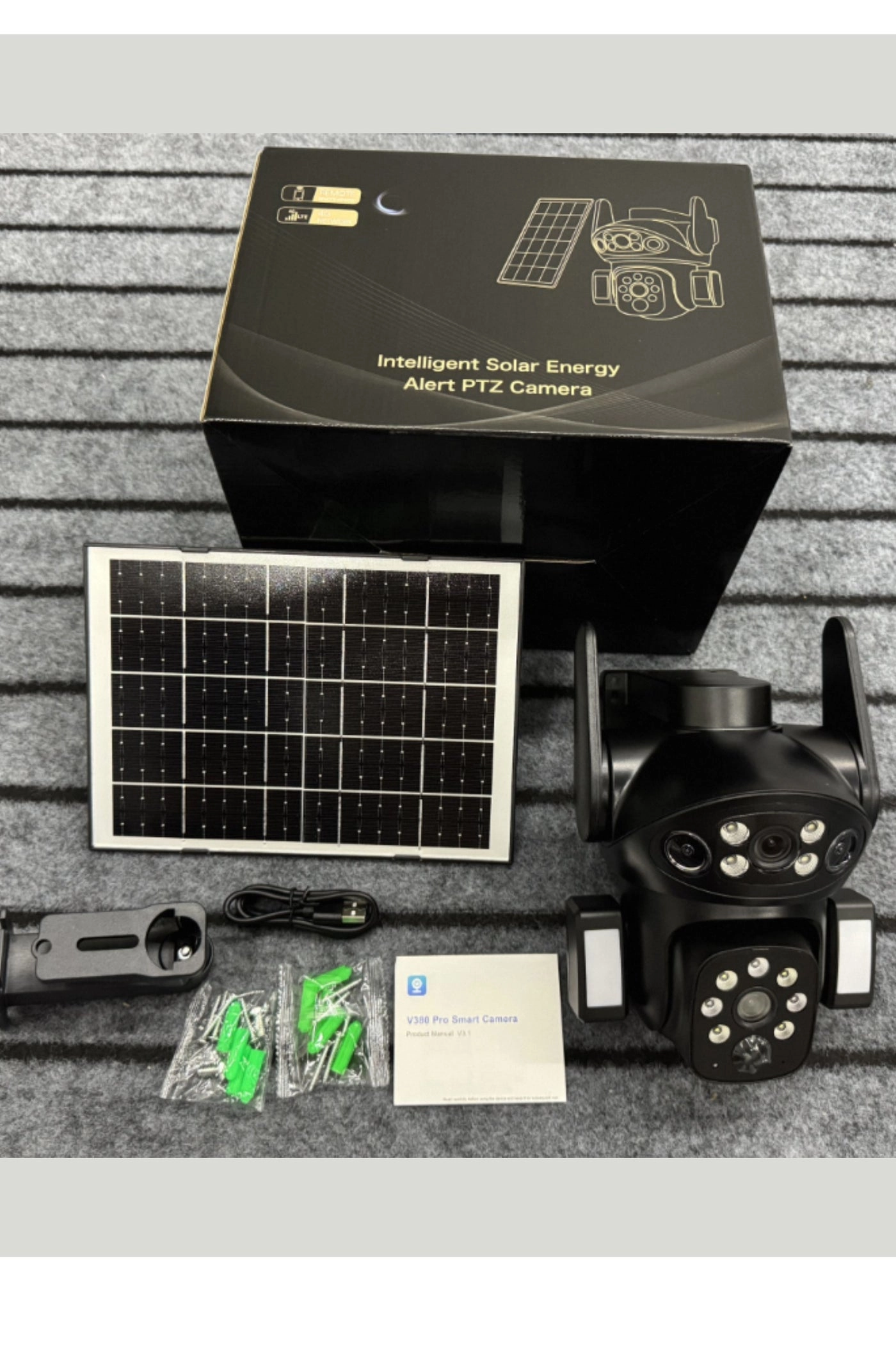 Solar Camera with Streetlight