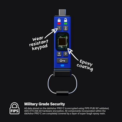datAshur PRO+C - USB 3.2 Gen 1 Type-C 32GB