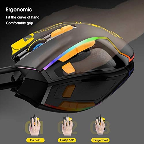 Adjustable Mechanical Gaming Mouse - USB