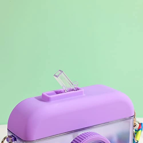 Camera Water Bottle - Suction Mouth Portable Carrying Strap