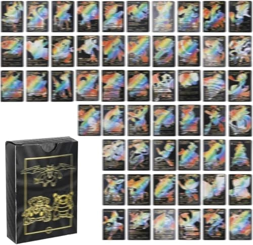 Anime Gold Plated Metal Cards - 55pcs