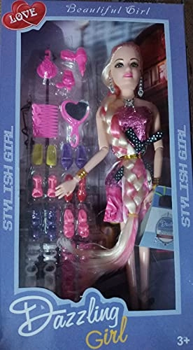 Long Hair Doll - 2 Pcs Moveable Joint