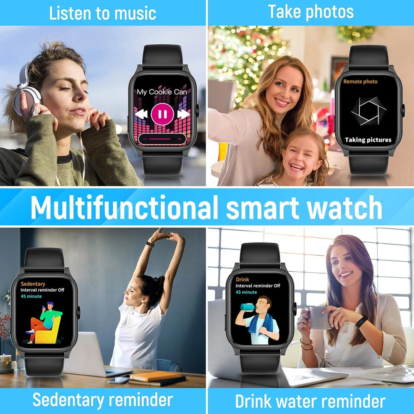 Waterproof Fitness Watch