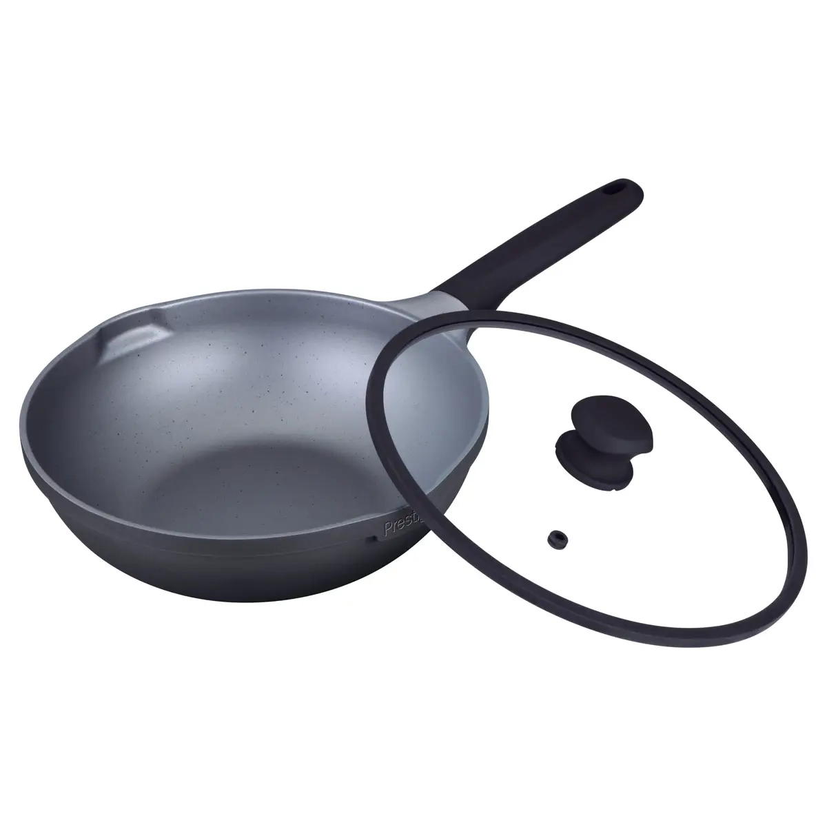 Prestige Essential Cast Aluminum Wok - 28 cm Non-Stick