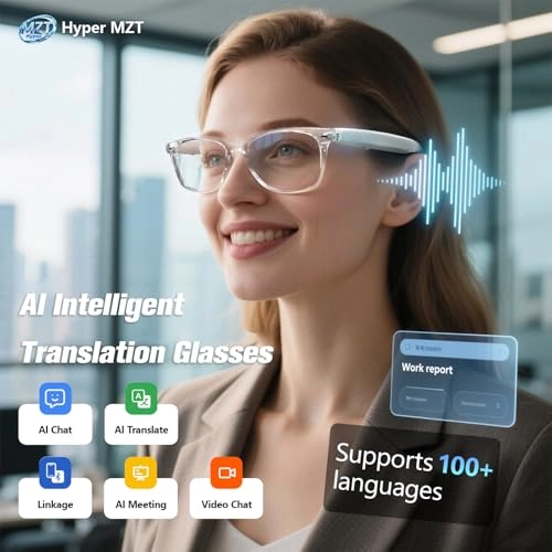 AI Smart Translation Bluetooth Glasses - 140+ languages Bluetooth 5.4