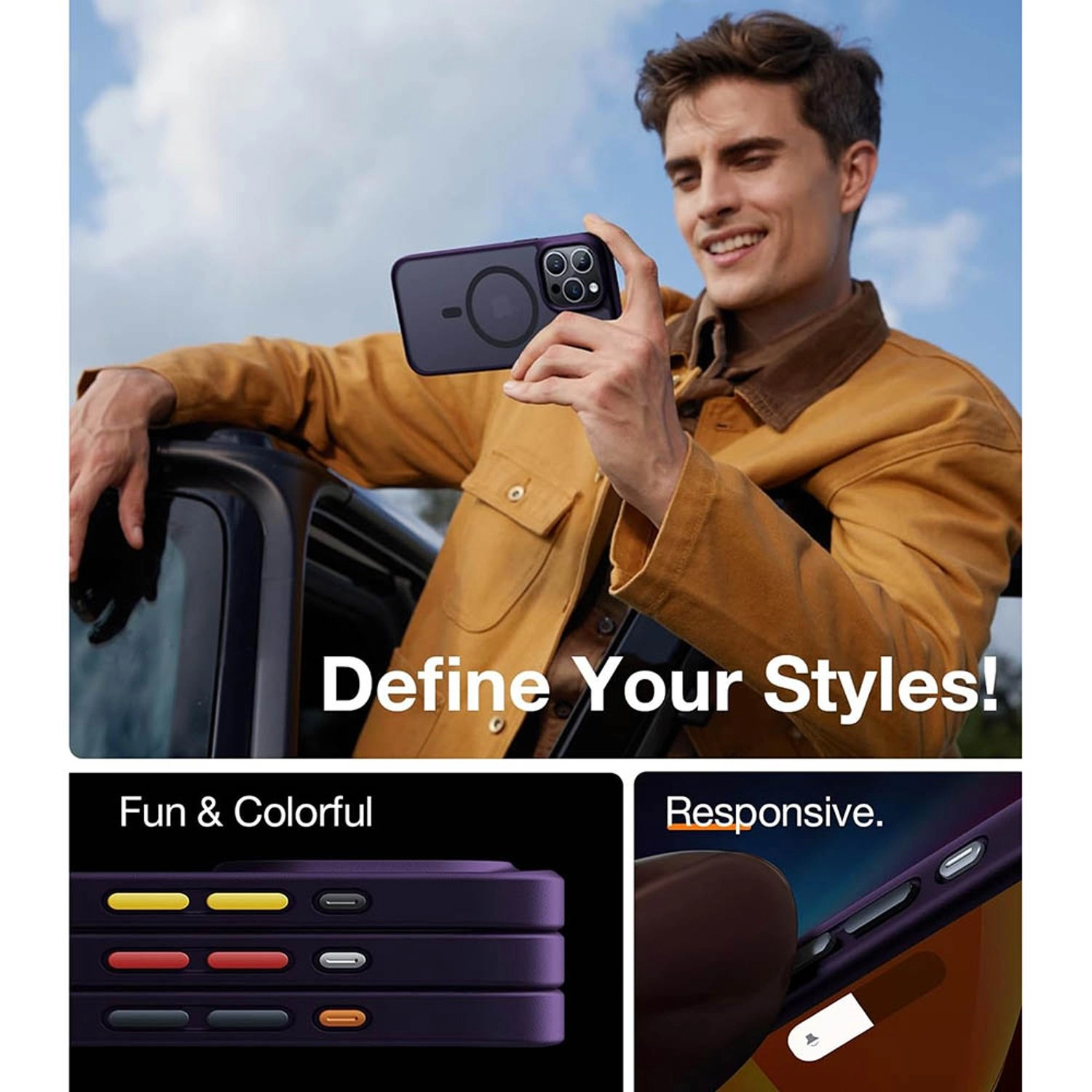 Magnetic Case for iPhone 15 Pro Max