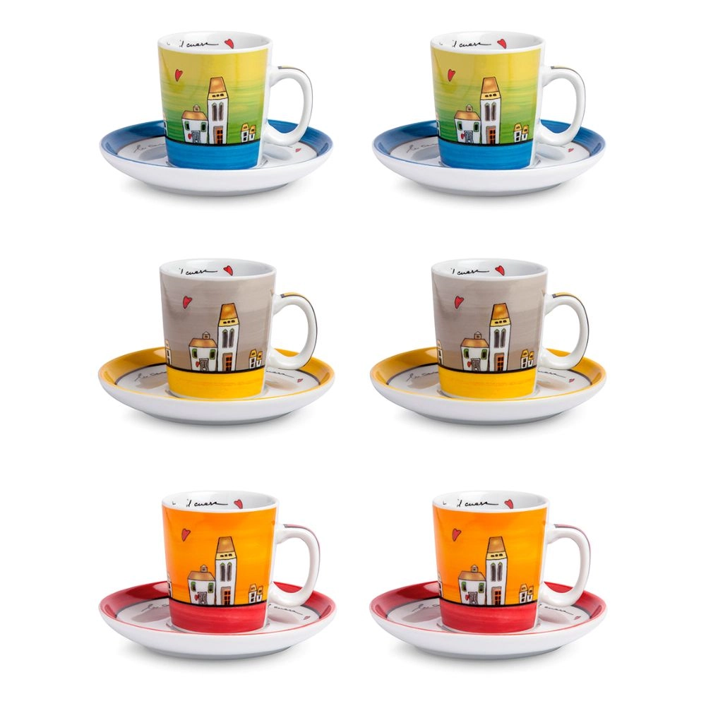EGAN Le Casette Coffee Cup - 6 pcs - 100 ml