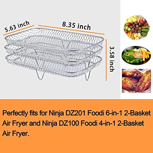 Air Fryer Rack - 304 stainless steel 3 piece(s)