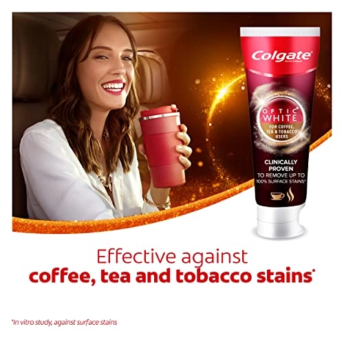 Optic White Coffee, Tea & Tobacco Users Toothpaste 75ml