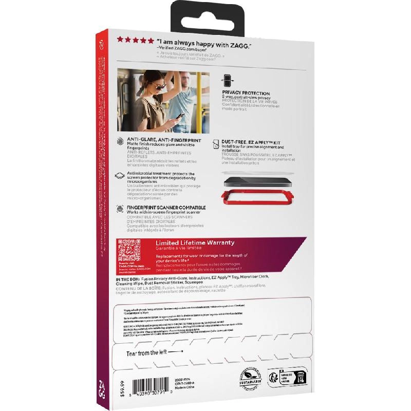 Privacy Anti-Glare Tempered Glass Screen Protector for Samsung S25+