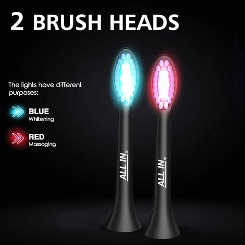 Sonic Electric LED Whitening Toothbrush - 1100 mAh 4 Modes