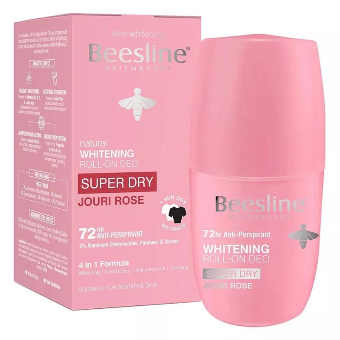 Beesline Whitening Roll-On Deodorant Super Dry - Jouri Rose
