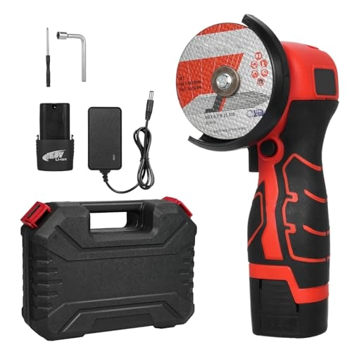 Cordless Angle Grinder - 7000RPM 16.8V 2000mAh