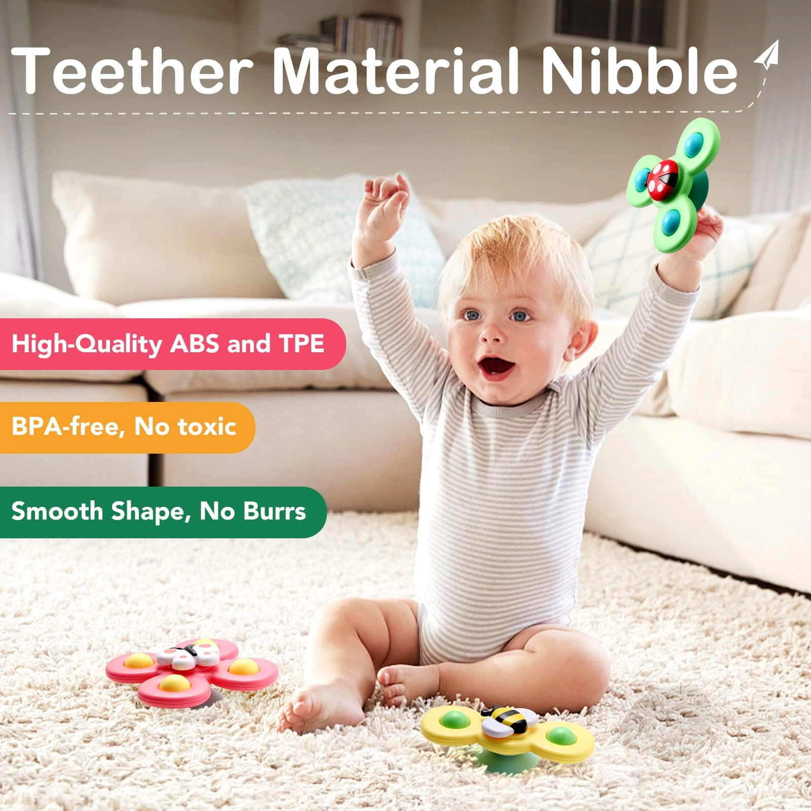 Suction Cup Spinner Toy - 18 month(s)