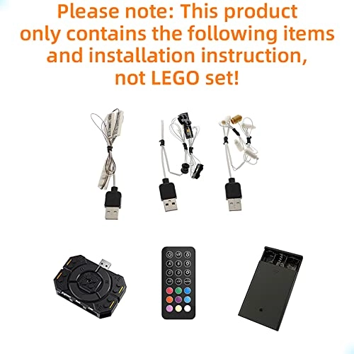 LED Light Kit for LEGO Santa's Visit 10293