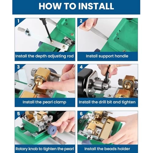 Pearl Drilling Machine - 450W 500-18000rpm 4-35mm