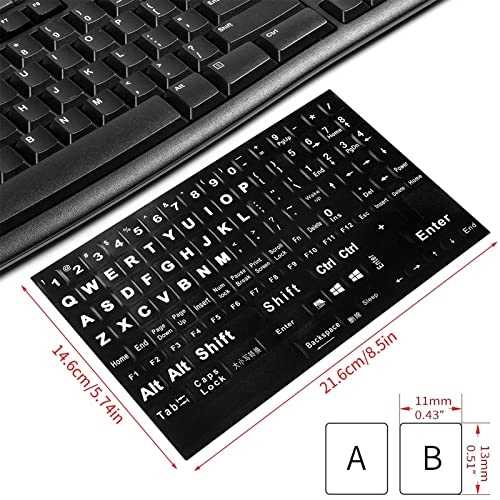 Keyboard Stickers - English