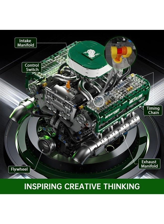 V8 Engine (MK10182) - 2250PCS Battery Motor