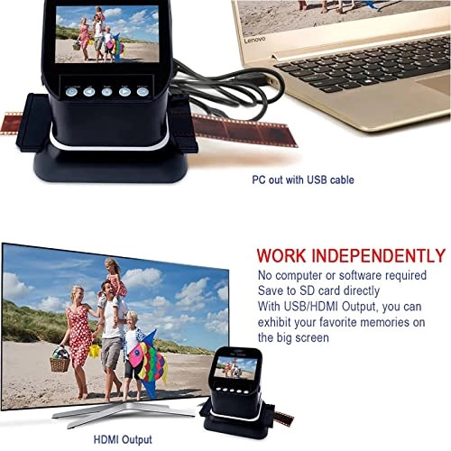 Film Scanner - 22MP 14MP 1080P LCD