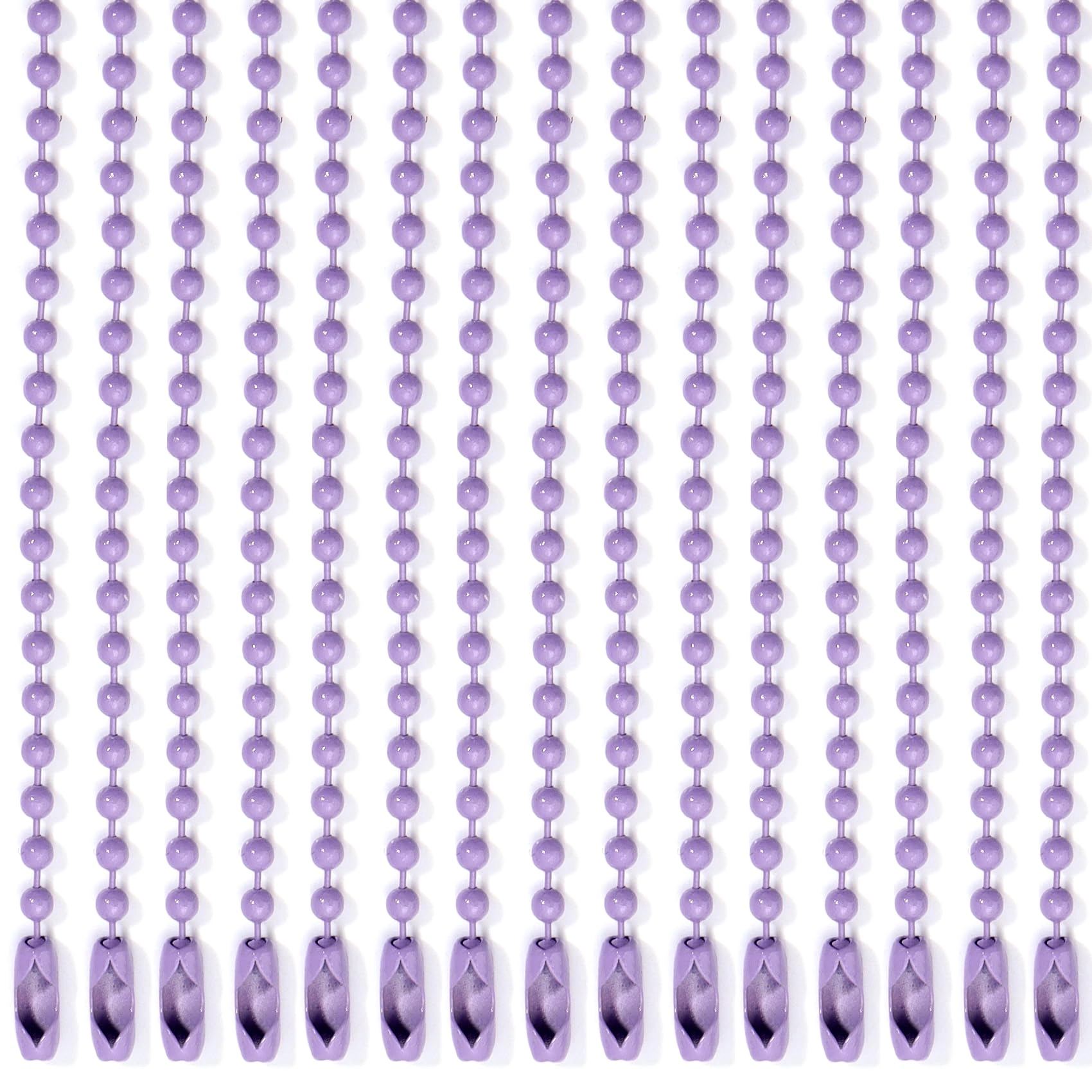 Ball Beads Chains - 20Pcs Purple 4 Inch